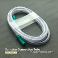 Tube de connexion d&#39;aspiration en plastique en PVC Utilisation unique